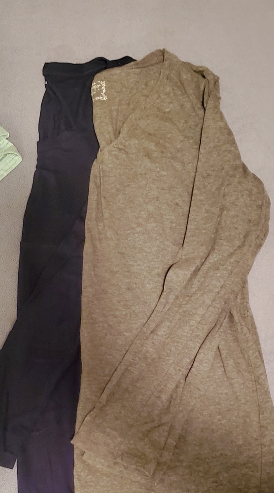2 Maternity Long Sleeve Tops! Size Medium